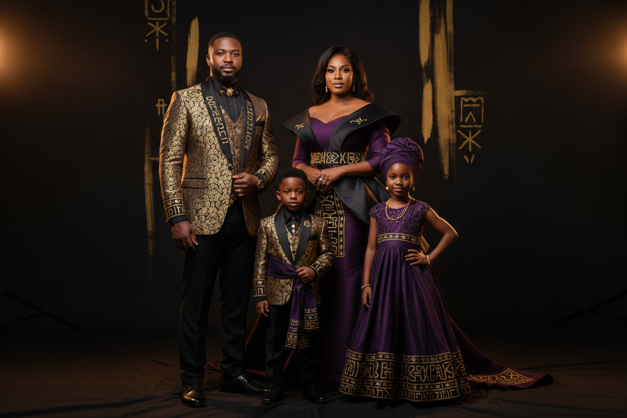 Afrigale Royal Family Portrait